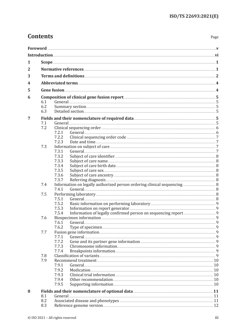 ISO/TS 22693:2021 - Genomics informatics — Structured clinical gene fusion report in electronic health records
Released:6/10/2021