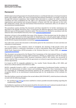ISO 23910:2019 - Leather — Physical and mechanical tests — Measurement of stitch tear resistance
Released:6/7/2019 - Page 4 preview