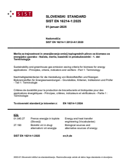 SIST EN 16214-1:2025 - Page 1 preview