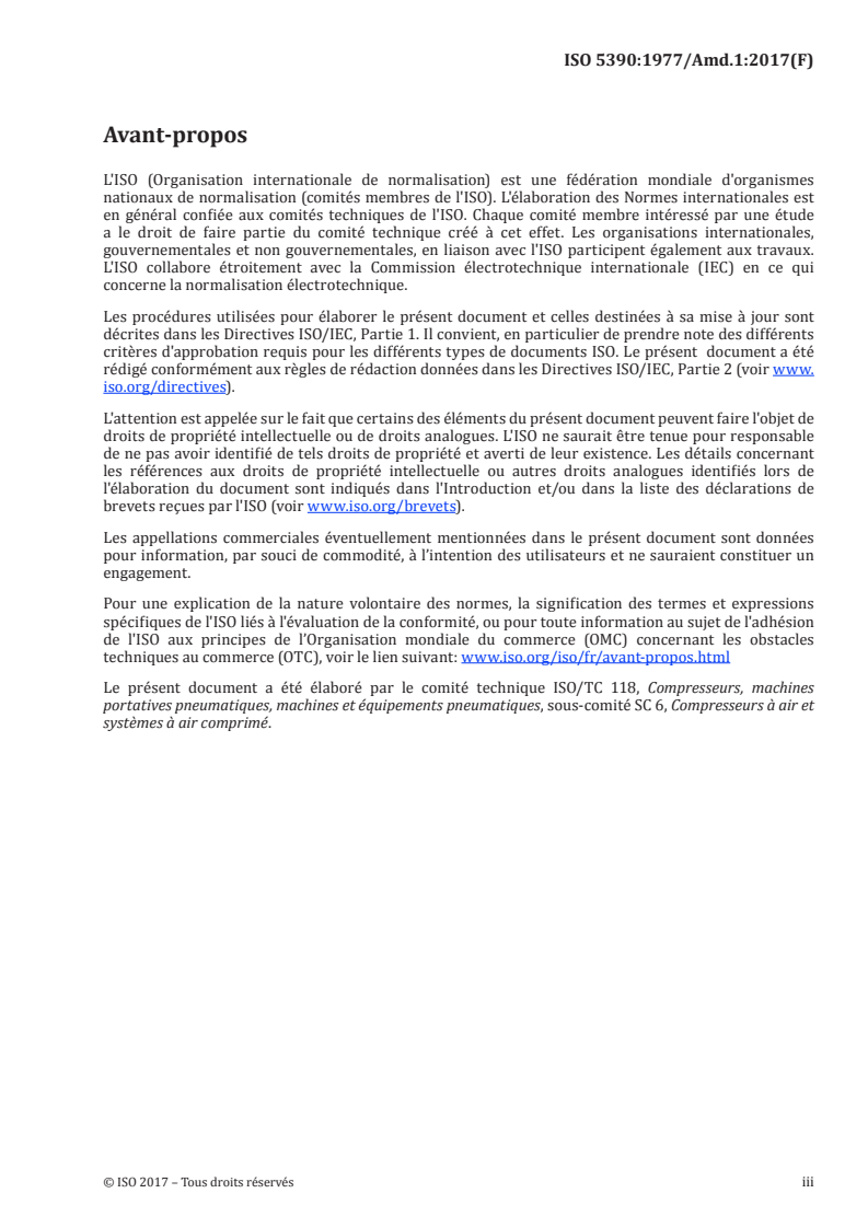 ISO 5390:1977/Amd 1:2017 - Compresseurs — Classification — Amendement 1
Released:10/2/2017