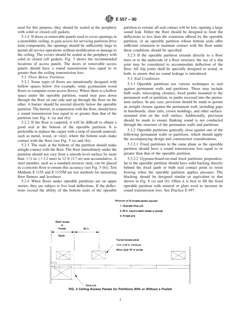 ASTM E557-00 - Standard Guide for The Installation of Operable Partitions