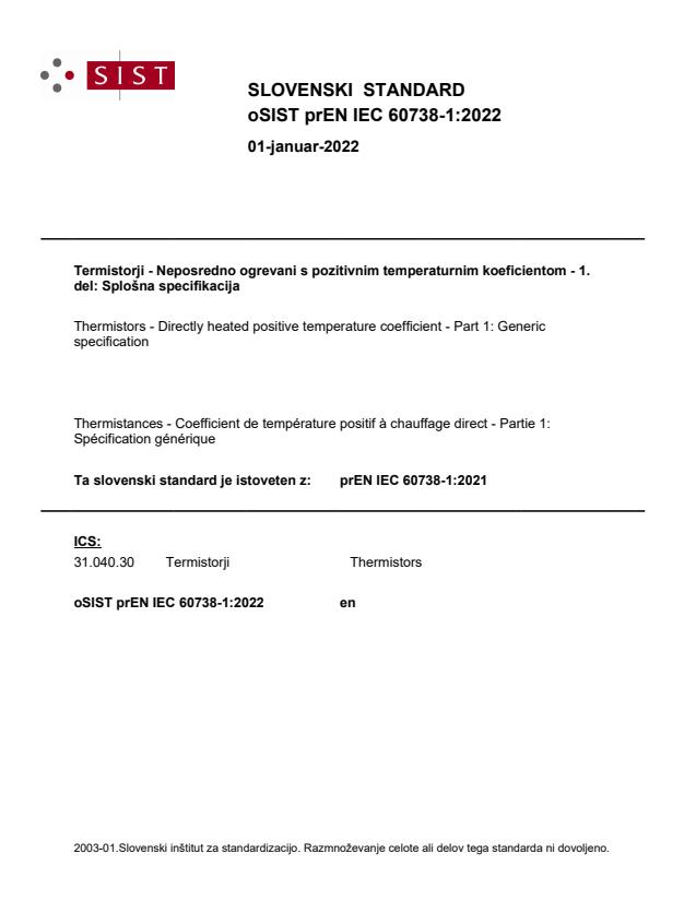 oSIST prEN IEC 60738-1:2022 - BARVE na PDF-str 16,60