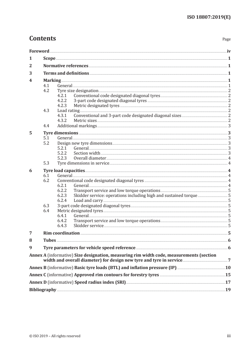 ISO 18807:2019 - Tyres and rims for logging and forestry service
Released:8/2/2019