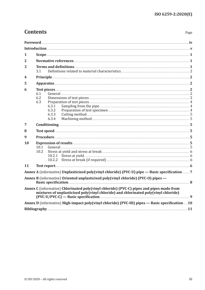 ISO 6259-2:2020 ISO 6259-2:2020 - Thermoplastics pipes — Determination of tensile properties — Part 2: Pipes made of unplasticized poly(vinyl chloride) (PVC-U), oriented unplasticized poly(vinyl chloride) (PVC-O), chlorinated poly(vinyl chloride) (PVC-C) and high-impact poly(vinyl chloride) (PVC-HI)
Released:9/16/2020