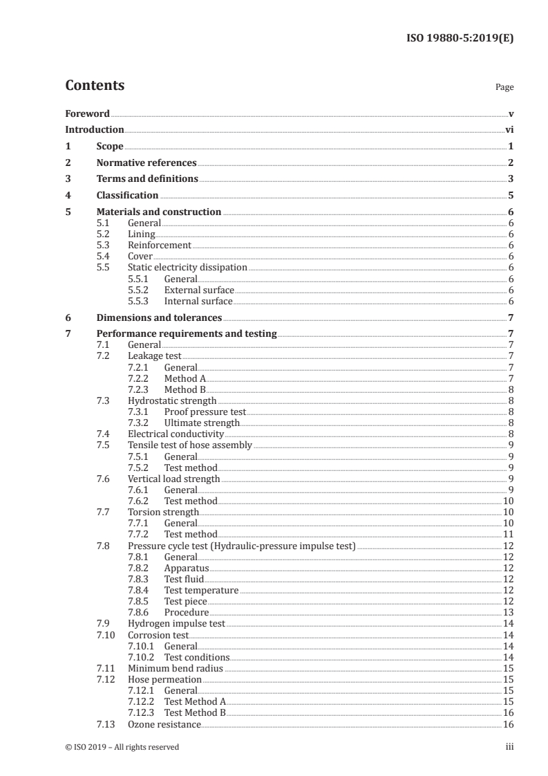 ISO 19880-5:2019 - Gaseous hydrogen — Fuelling stations — Part 5: Dispenser hoses and hose assemblies
Released:11/18/2019