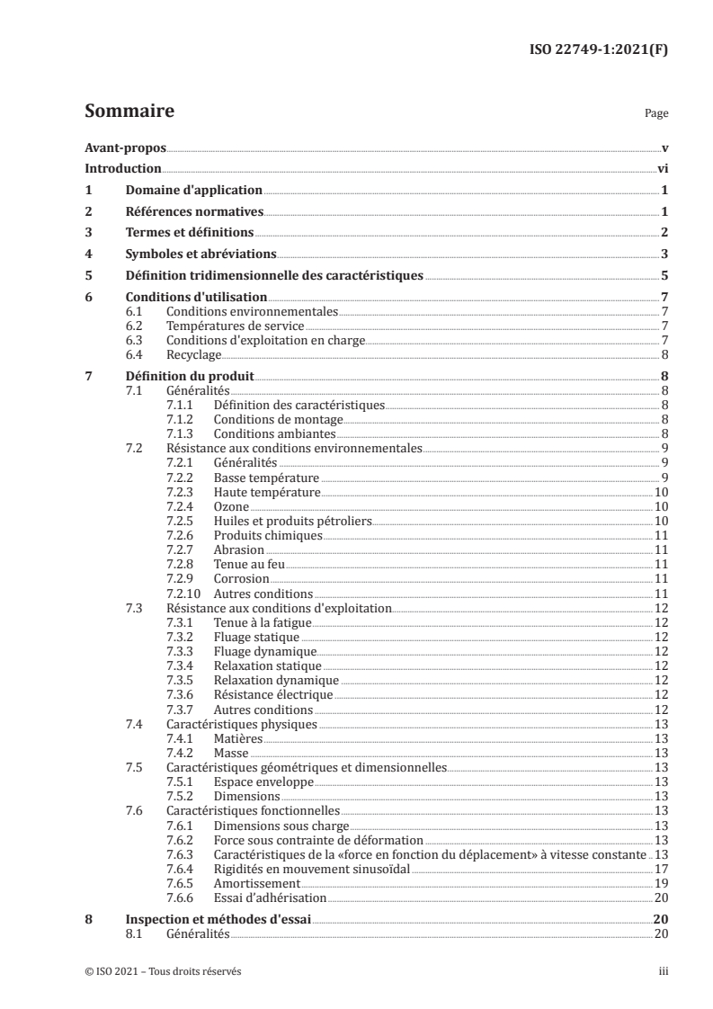 ISO 22749-1:2021 - Applications ferroviaires — Pièces de suspension — Partie 1: Caractéristiques et méthodes d'essai pour les pièces en caoutchouc et les pièces en caoutchouc-métal
Released:9/28/2021