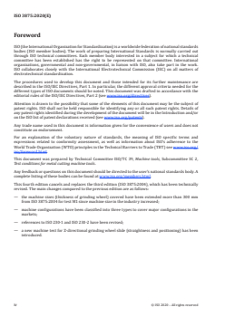 ISO 3875:2020 ISO 3875:2020 - Machine tools — Test conditions for external cylindrical centreless grinding machines — Testing of the accuracy
Released:1/29/2020 - Page 4 preview