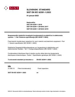 SIST EN IEC 62391-1:2023 - BARVE - Page 1 preview