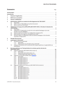 ISO/TR 22758:2020 - Biotechnologie — Biobanking — Guide de mise en oeuvre de l'ISO 20387
Released:6/15/2020 - Page 3 preview