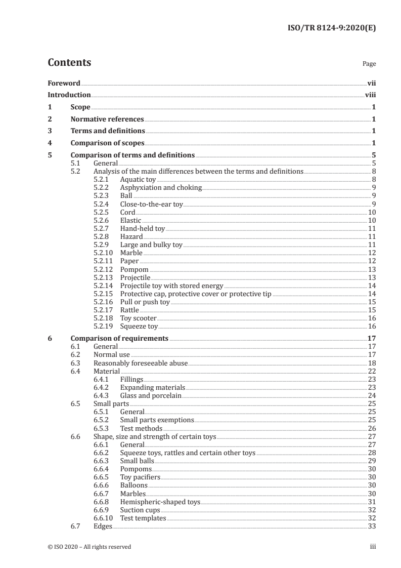 ISO/TR 8124-9:2020 ISO/TR 8124-9:2020 - Safety of toys — Part 9: Safety aspects related to mechanical and physical properties — Comparison of ISO 8124-1, EN 71-1 and ASTM F963
Released:3/31/2020