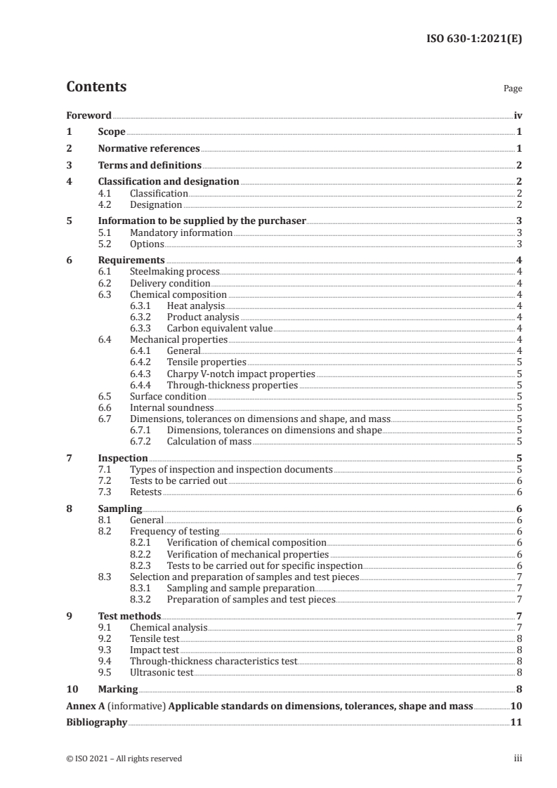 ISO 630-1:2021 - Structural steels — Part 1: General technical delivery conditions for hot-rolled products
Released:4/20/2021