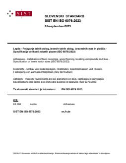 EN ISO 6076:2023 - Page 1 preview