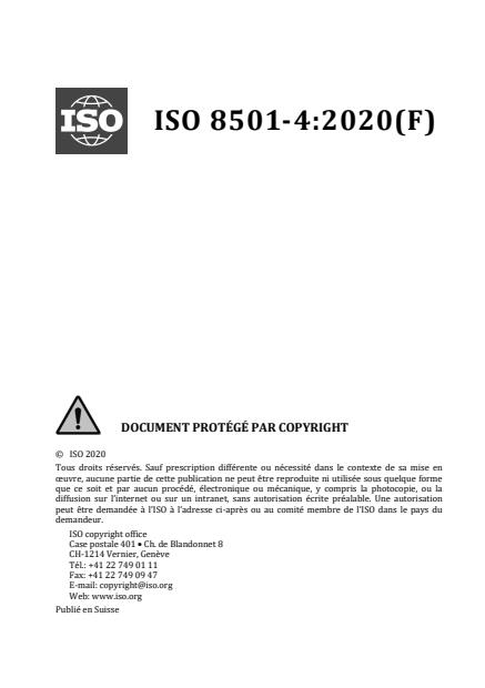 ISO/FDIS 8501-4 - Préparation des subjectiles d'acier avant application de peintures et de produits assimilés -- Évaluation visuelle de la propreté d'un subjectile