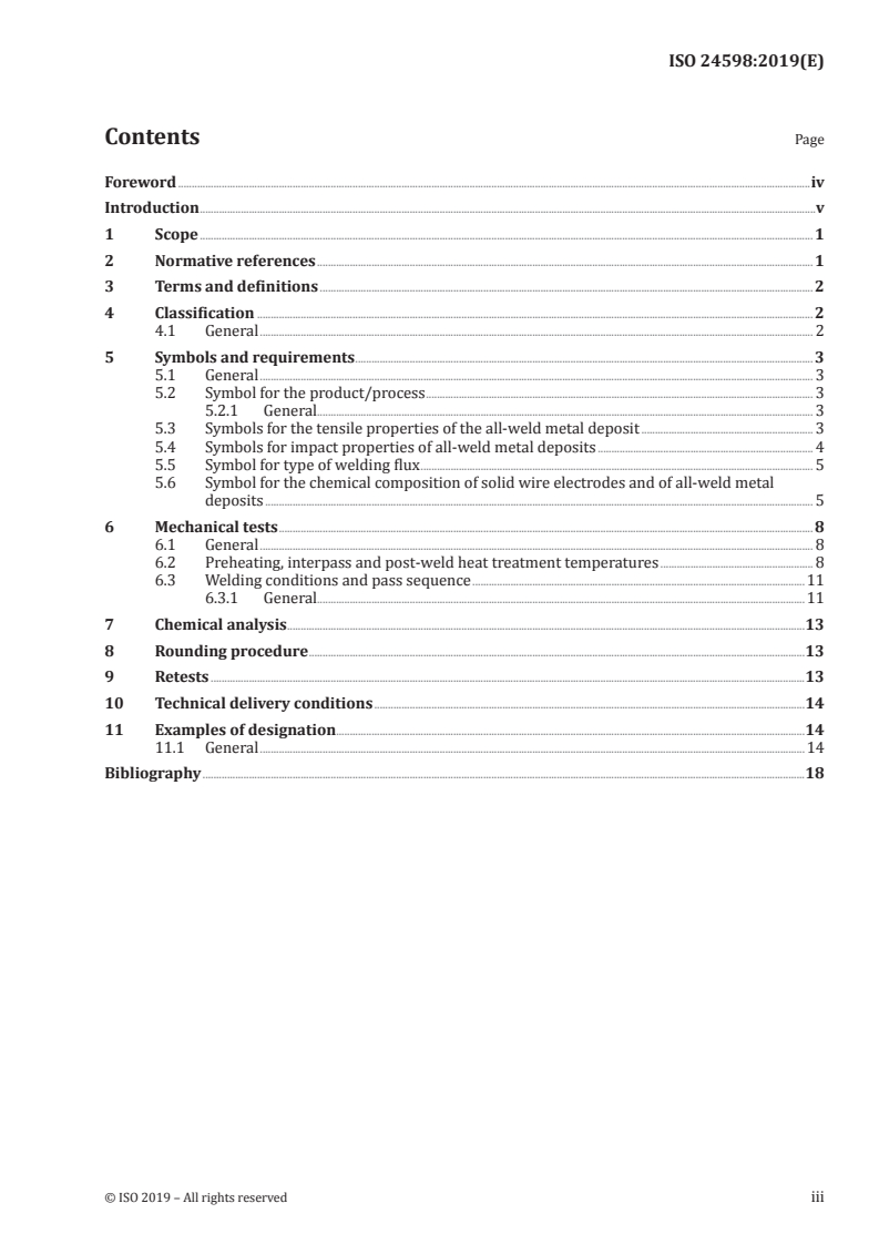 ISO 24598:2019 - Welding consumables — Solid wire electrodes, tubular cored electrodes and electrode-flux combinations for submerged arc welding of creep-resisting steels — Classification
Released:4/11/2019