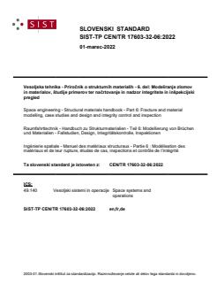 SIST-TP CEN/TR 17603-32-06:2022 - BARVE - Page 1 preview