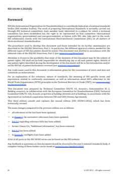 ISO 10140-1:2021 - Acoustics — Laboratory measurement of sound insulation of building elements — Part 1: Application rules for specific products
Released:5/6/2021 - Page 4 preview