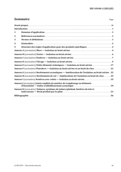 ISO 10140-1:2021 - Acoustique — Mesurage en laboratoire de l'isolation acoustique des éléments de construction — Partie 1: Règles d'application pour produits particuliers
Released:5/6/2021 - Page 3 preview