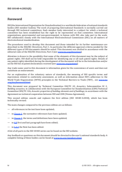 ISO 10140-4:2021 - Acoustics — Laboratory measurement of sound insulation of building elements — Part 4: Measurement procedures and requirements
Released:4/16/2021 - Page 4 preview