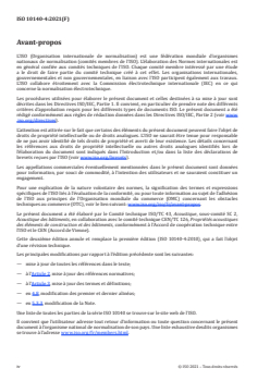 ISO 10140-4:2021 - Acoustique — Mesurage en laboratoire de l'isolation acoustique des éléments de construction — Partie 4: Exigences et modes opératoires de mesurage
Released:4/16/2021 - Page 4 preview