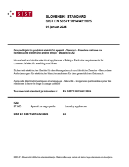 EN 50571:2014/A2:2025 - Page 1 preview