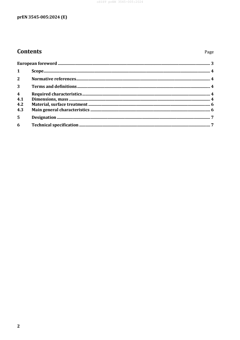 FprEN 3545-005 prEN 3545-005:2024 - Page 4 preview