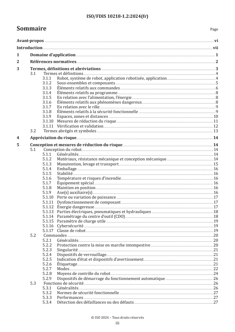 ISO 10218-1 - Robotique — Exigences de sécurité — Partie 1: Robots industriels
Released:11/22/2024