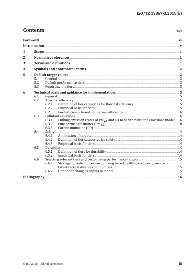 ISO/TR 19867-3:2018 - Clean cookstoves and clean cooking solutions — Harmonized laboratory test protocols — Part 3: Voluntary performance targets for cookstoves based on laboratory testing
Released:9/26/2018