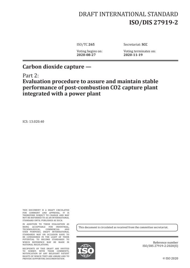 ISO/DIS 27919-2