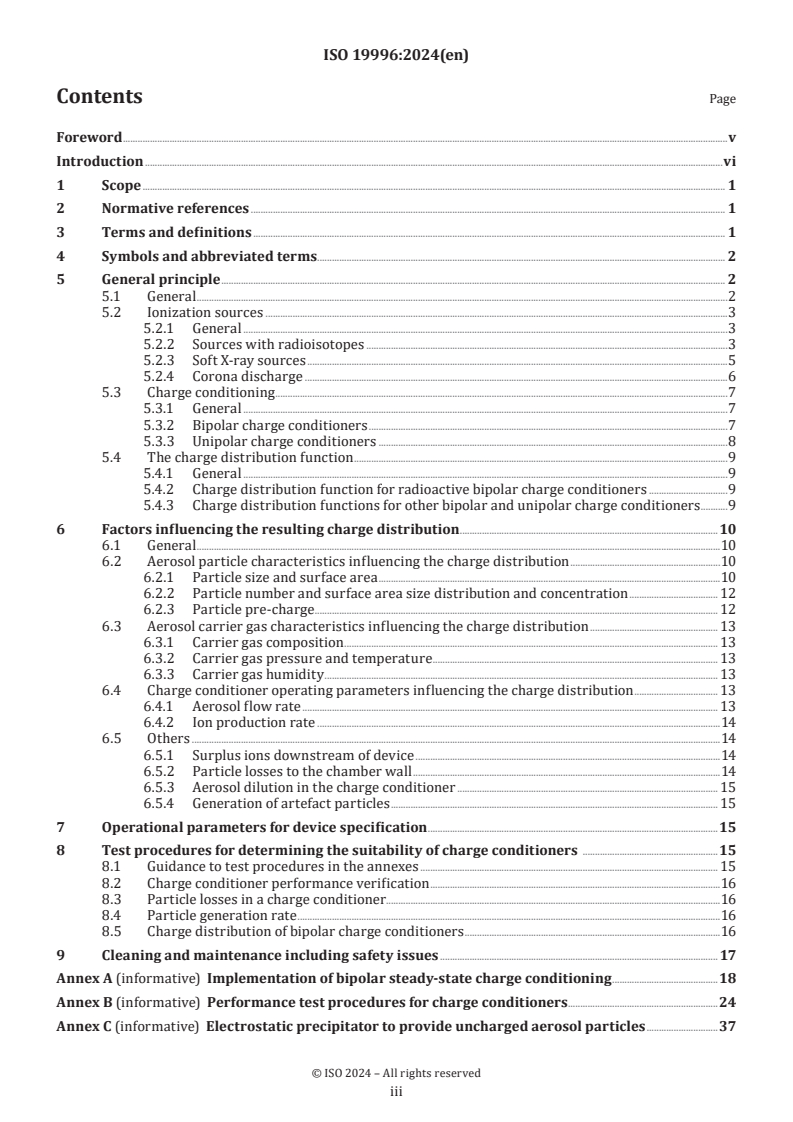 ISO 19996:2024 - Charge conditioning of aerosol particles for particle characterization and the generation of calibration and test aerosols
Released:18. 10. 2024