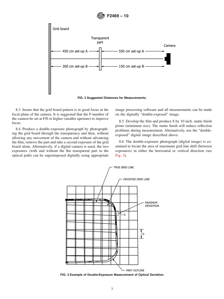 ASTM F2469-10 - Standard Test Method for Measuring Optical Angular Deviation of Transparent Parts Using the Double-Exposure Method