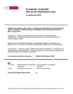 SIST EN IEC 55036:2020/A1:2023 - Page 1 preview