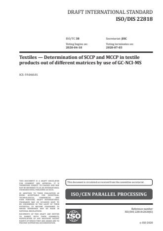 ISO/FDIS 22818