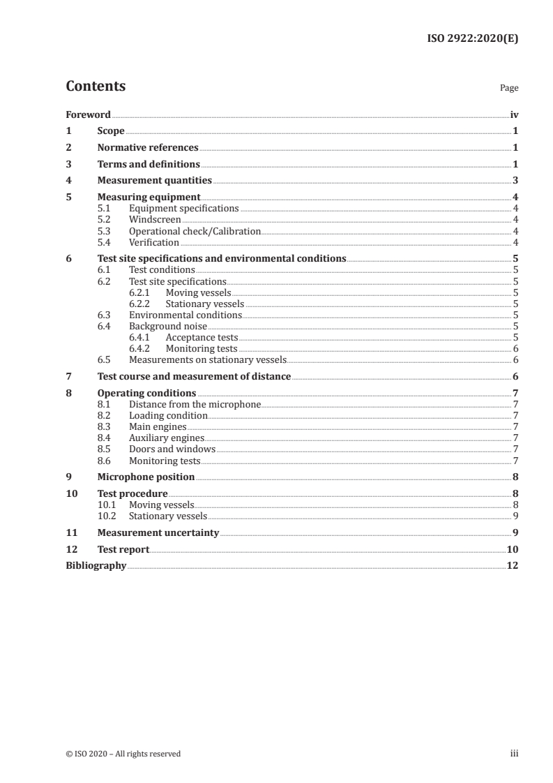 ISO 2922:2020 ISO 2922:2020 - Acoustics — Measurement of airborne sound emitted by vessels on inland waterways and harbours
Released:12/9/2020