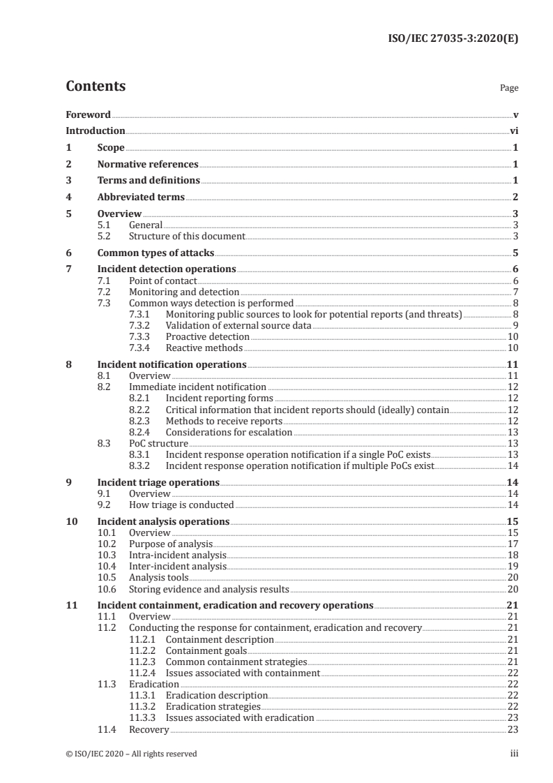 ISO/IEC 27035-3:2020 ISO/IEC 27035-3:2020 - Information technology — Information security incident management — Part 3: Guidelines for ICT incident response operations
Released:9/16/2020