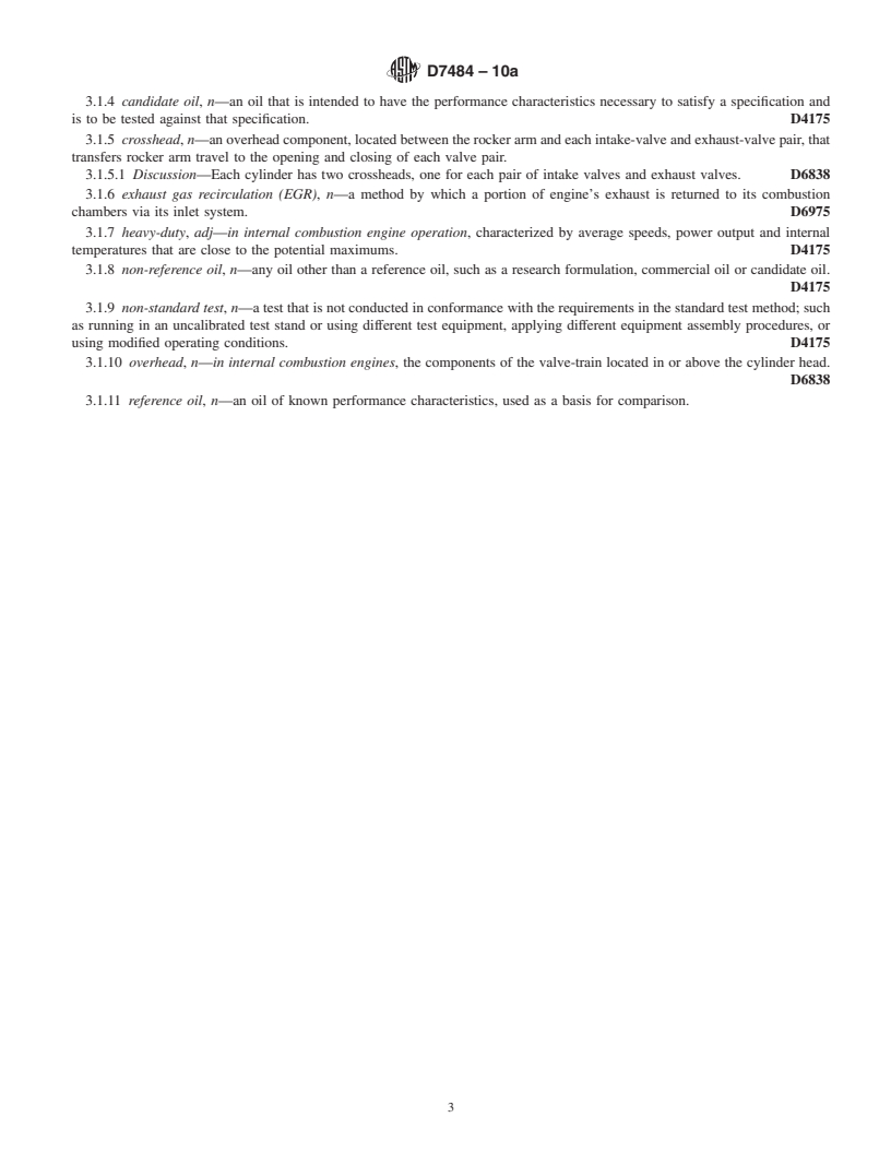 REDLINE ASTM D7484-10a - Standard Test Method for Evaluation of Automotive Engine Oils for Valve-Train Wear Performance in Cummins ISB Medium-Duty Diesel Engine