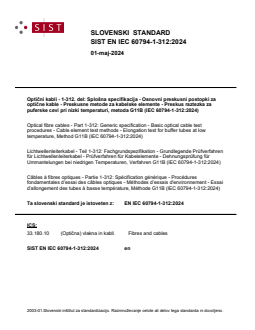 EN IEC 60794-1-312:2024 - Page 1 preview