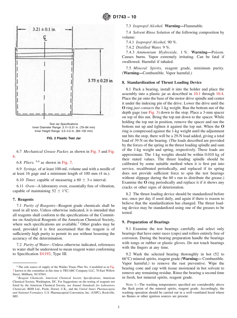 ASTM D1743-10 - Standard Test Method for Determining Corrosion Preventive Properties of Lubricating Greases