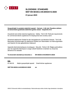 EN 60335-2-49:2003/A12:2024 EN 60335-2-49:2003/A12:2025 - Page 1 preview