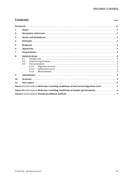 ISO 22863-3:2020 ISO 22863-3:2020 - Fireworks — Test methods for determination of specific chemical substances — Part 3: Lead and lead compounds by atomic absorption
Released:6/30/2020 - Page 3 preview