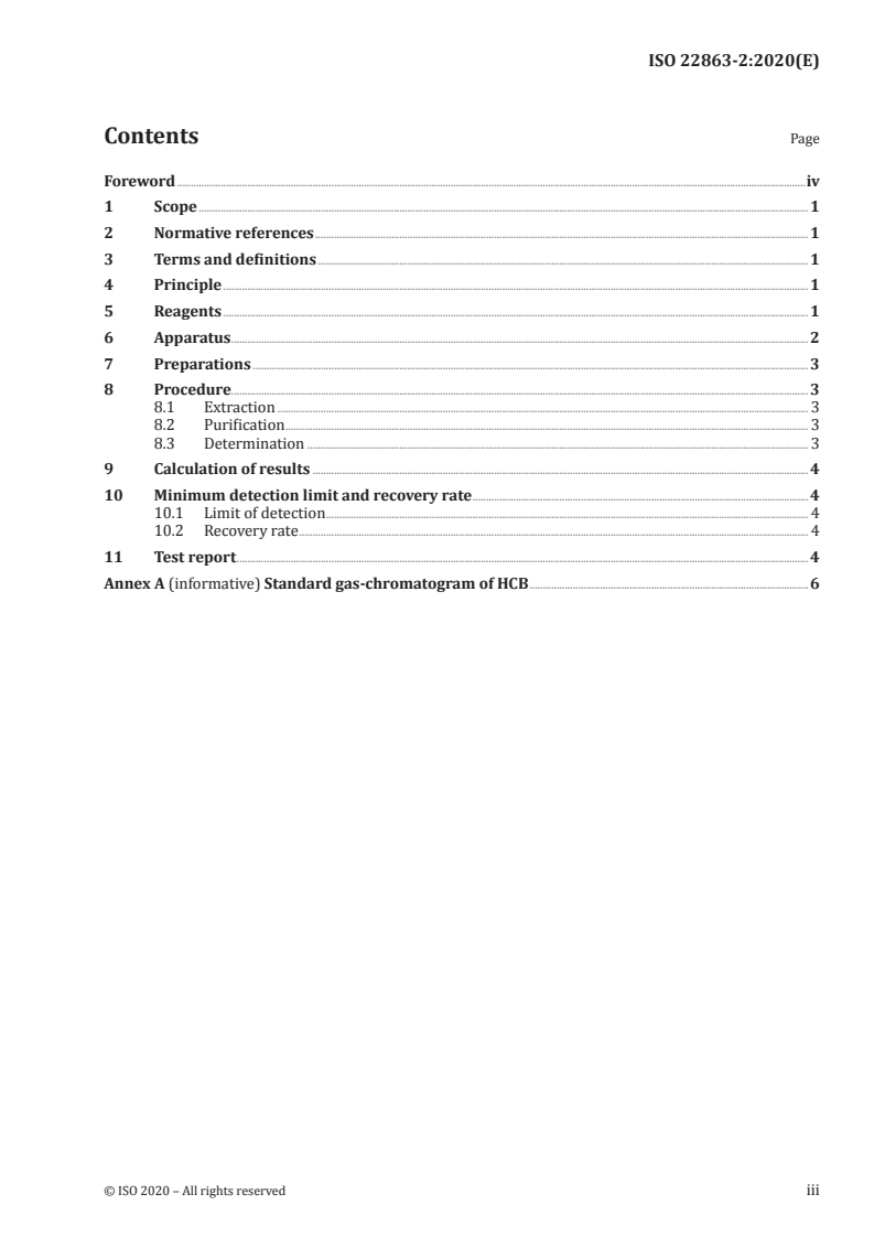 ISO 22863-2:2020 - Fireworks — Test methods for determination of specific chemical substances — Part 2: Hexachlorobenzene by gas chromatography
Released:2/14/2020