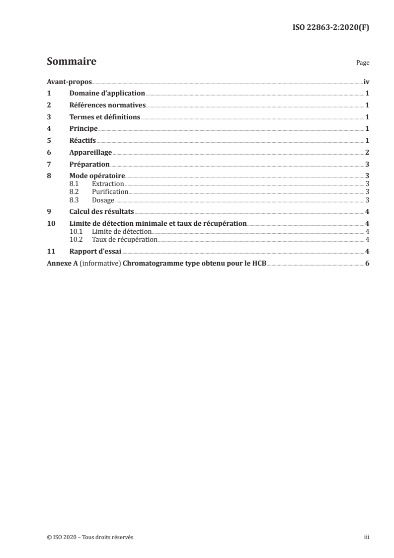 ISO 22863-2:2020 - Artifices de divertissement — Méthodes d'essai pour la détermination de substances chimiques spécifiques — Partie 2: Hexachlorobenzène par chromatographie en phase gazeuse
Released:2/14/2020