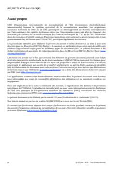 ISO/IEC TS 17021-11:2018 ISO/IEC TS 17021-11:2018 - Évaluation de la conformité — Exigences pour les organismes procédant à l'audit et à la certification des systèmes de management — Partie 11: Exigences de compétence pour l'audit et la certification des systèmes de management de facility management (FM)
Released:12/5/2018 - Page 4 preview