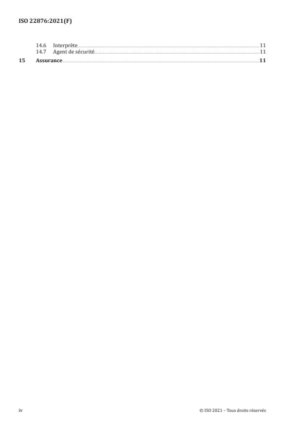 ISO 22876:2021 ISO 22876:2021 - Tourisme et services connexes -- Location de bateaux sans équipage -- Services de location et expériences complémentaires - Page 4 preview