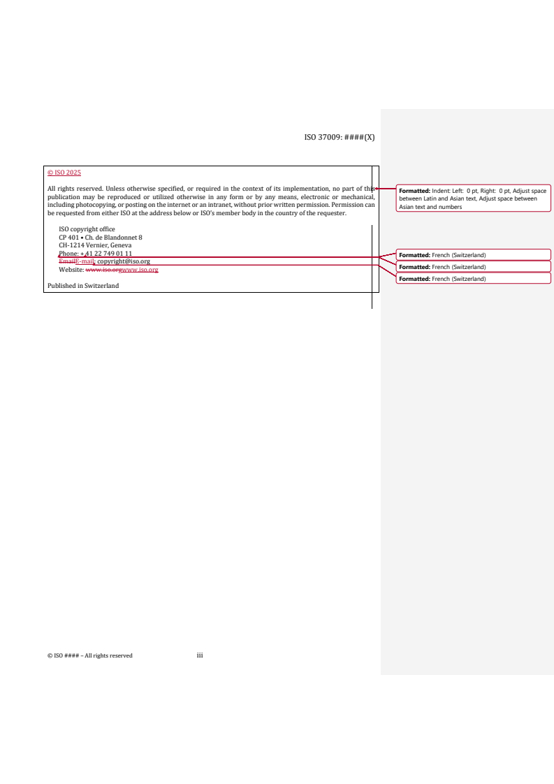 REDLINE ISO/FDIS 37009 - Conflict of interest in organizations — Guidance
Released:5. 05. 2025