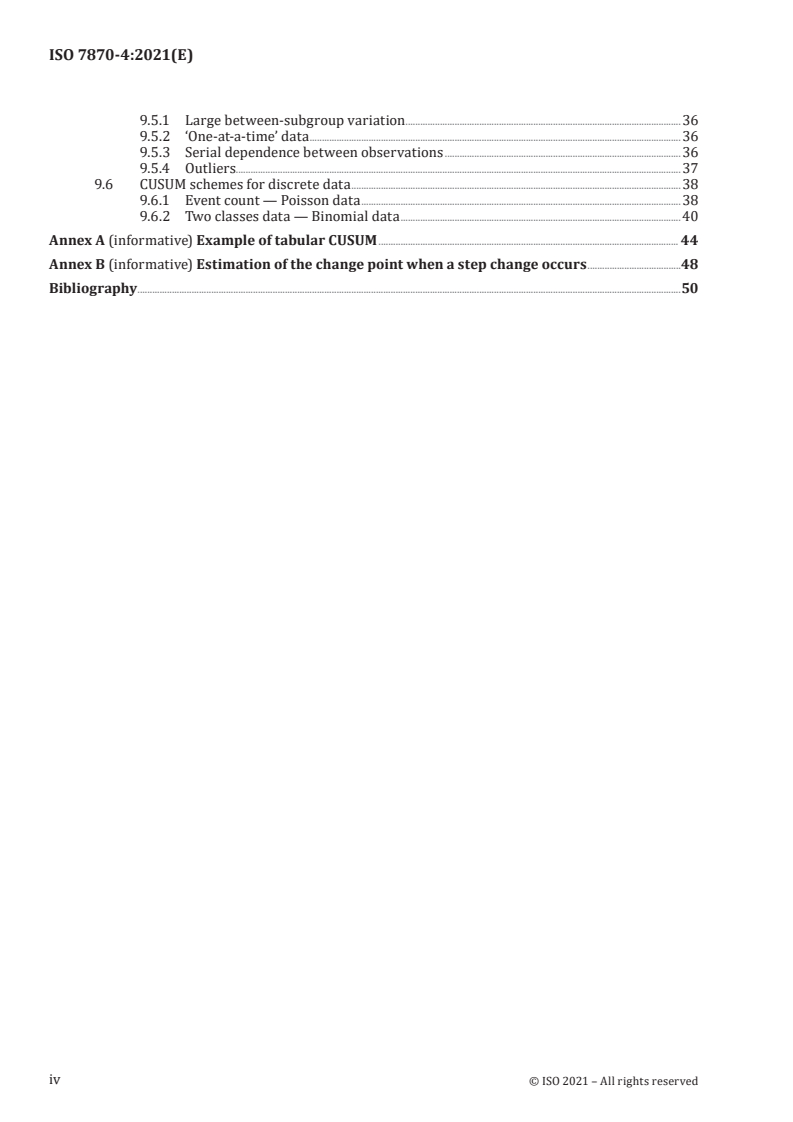 ISO 7870-4:2021 ISO 7870-4:2021 - Control charts — Part 4: Cumulative sum charts
Released:9/21/2021 - Page 4 preview