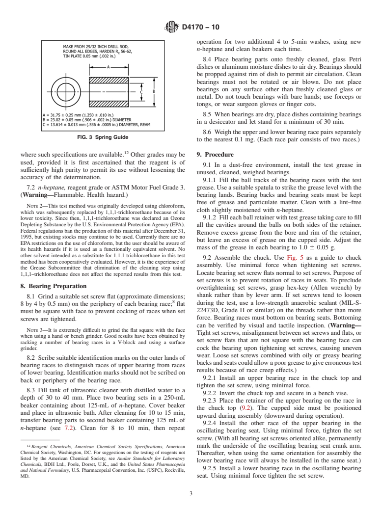 ASTM D4170-10 - Standard Test Method for Fretting Wear Protection by Lubricating Greases