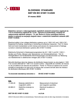 EN IEC 61557-13:2025 - Page 1 preview