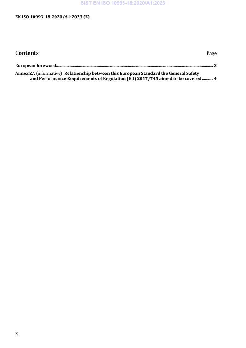 EN ISO 10993-18:2020/A1:2023 EN ISO 10993-18:2020/A1:2023 - Page 4 preview