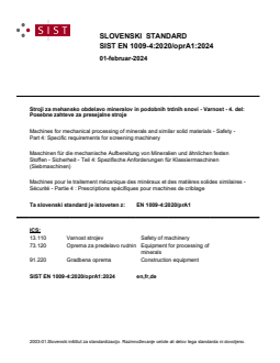 SIST EN 1009-4:2020/oprA1:2024 SIST EN 1009-4:2020/oprA1:2024 - Page 1 preview