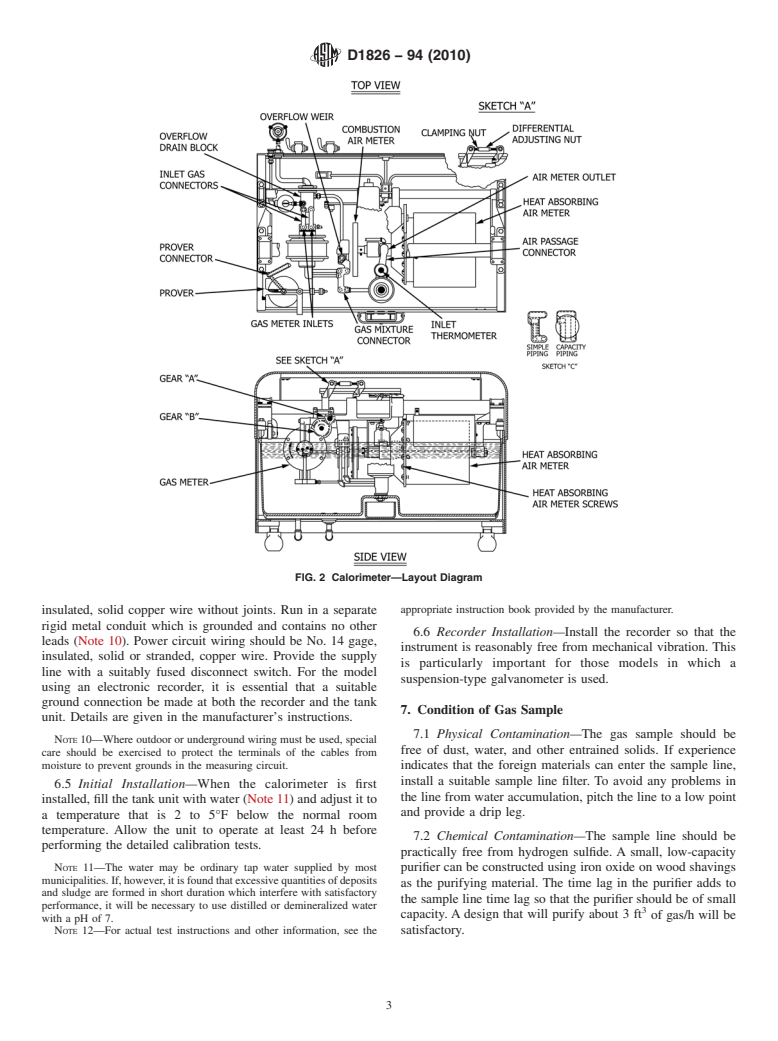 ASTM D1826-94(2010) - Standard Test Method for Calorific (Heating) Value of Gases in Natural Gas Range by Continuous Recording Calorimeter